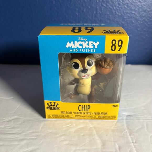 Chip Chipmunk FUNKO MINIS Disney Mickey & Friends Vinyl Figures 89 Chip - Picture 1 of 6